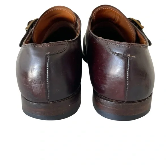Alden 954 Burgundy Horween Shell Cordovan Single Monk Mens Shoes 10 B/D